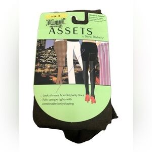 Spanx Assets Terrific Tights Brown Sz. 2 (M) Body-Shaping Opague No Panty Lines